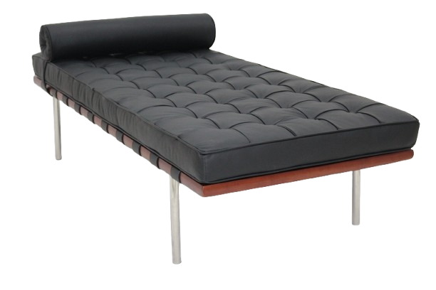 'The Pavillion' Daybed Black Leather